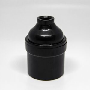 (9043) - EUROTECH Portalámpara 2 piezas NEGRO