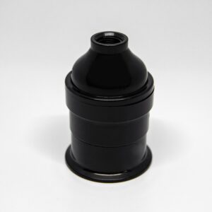 (8014) - PORTALAMPARA 3 PIEZAS NEGRO